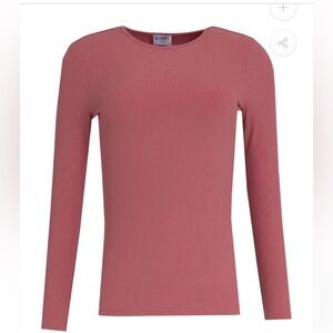 Dress blank ribbed tee